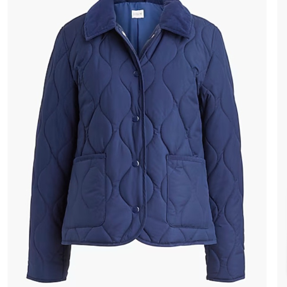 J.Crew quilted barn jacket